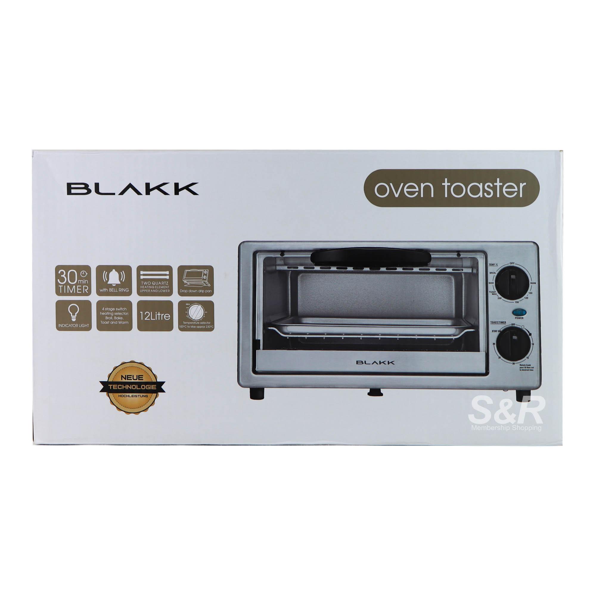 Blakk Oven Toaster KLOT-12L 1 box